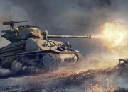 坦克世界战场飓风：M4A3E8“狂怒”回归！