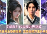 剑来高手排行榜：十大最强人物排名