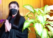 王祖贤照片近照 55岁王祖贤现身寺庙祈愿疫情早日平息